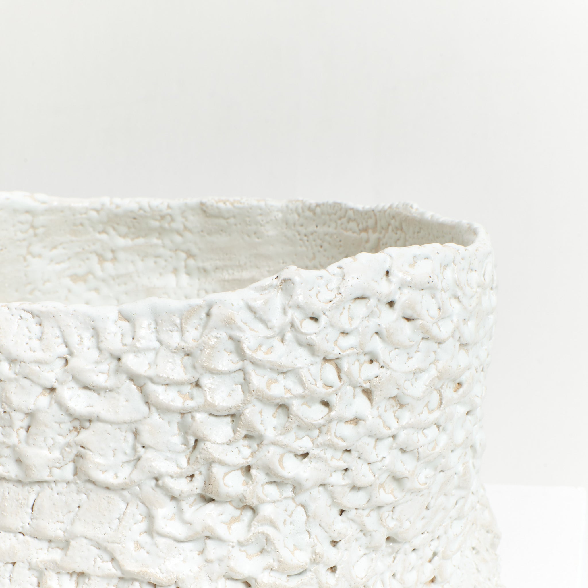 white woven planter Casa Planter No1 – Project 213A